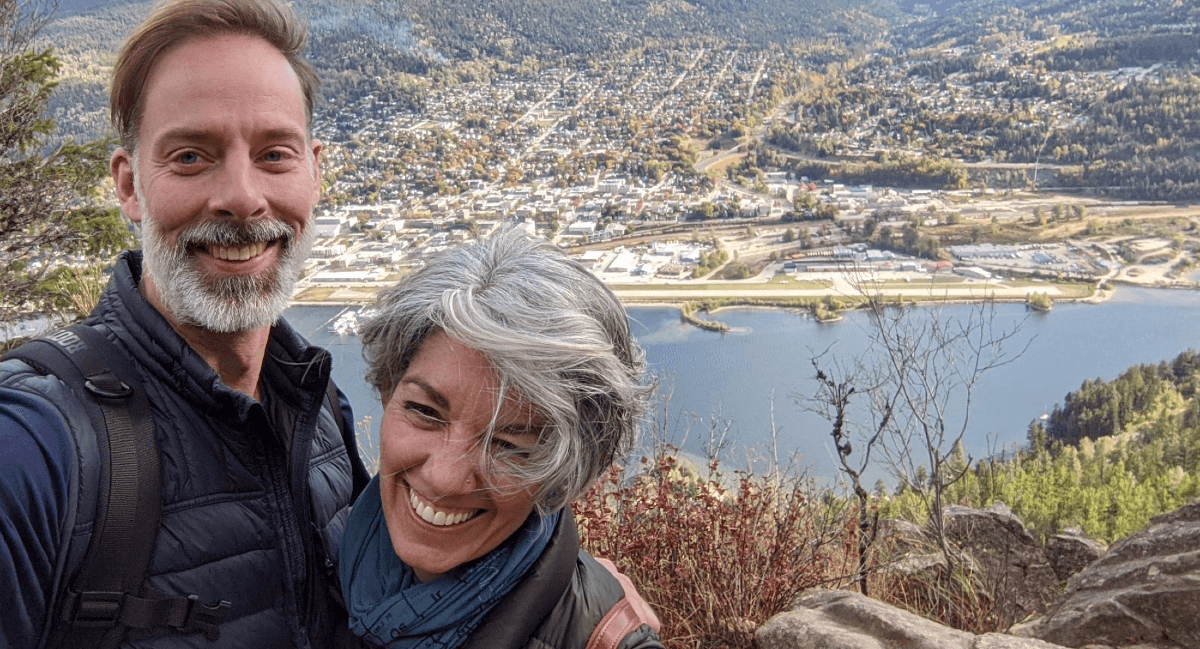 Dr. Claire Sira and Tom Hudock